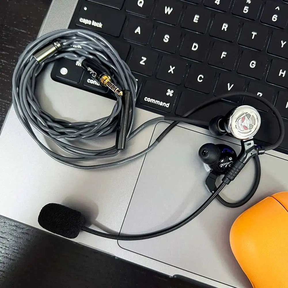 Kinera Celest Ruyi Microfone / fones de ouvido com fio de cabos de transmissão ao vivo