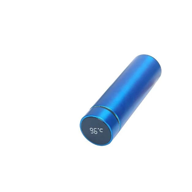 Garrafa térmica de aço inoxidável, sensor digital inteligente de temperatura, bebida quente e fria com LED