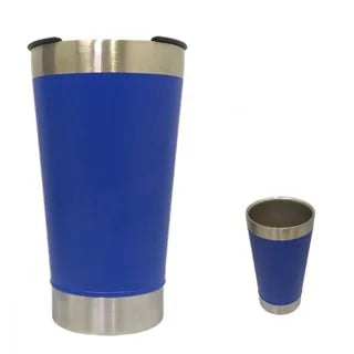 Copo térmico de 473ml para bebidas geladas ou quentes com tampa e abridor
