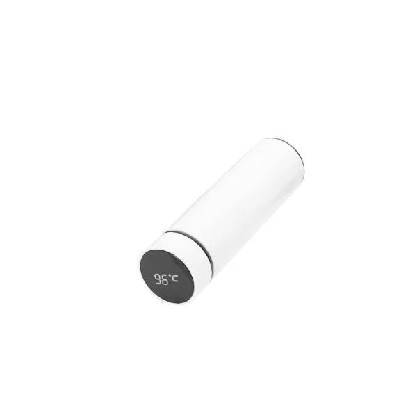 Garrafa térmica de aço inoxidável, sensor digital inteligente de temperatura, bebida quente e fria com LED