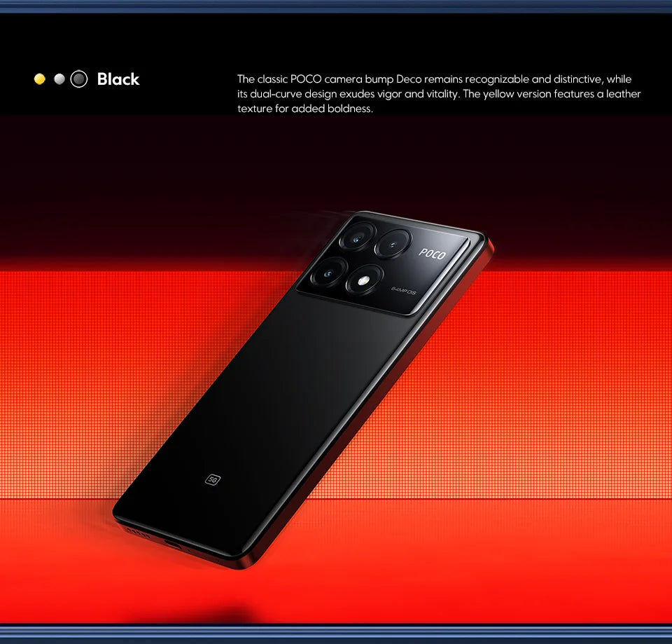 Smartphone POCO X6 Pro 5G IVA Dimensity 8300-Ultra 6.67" Flow AMOLED DotDisplay 64MP NFC