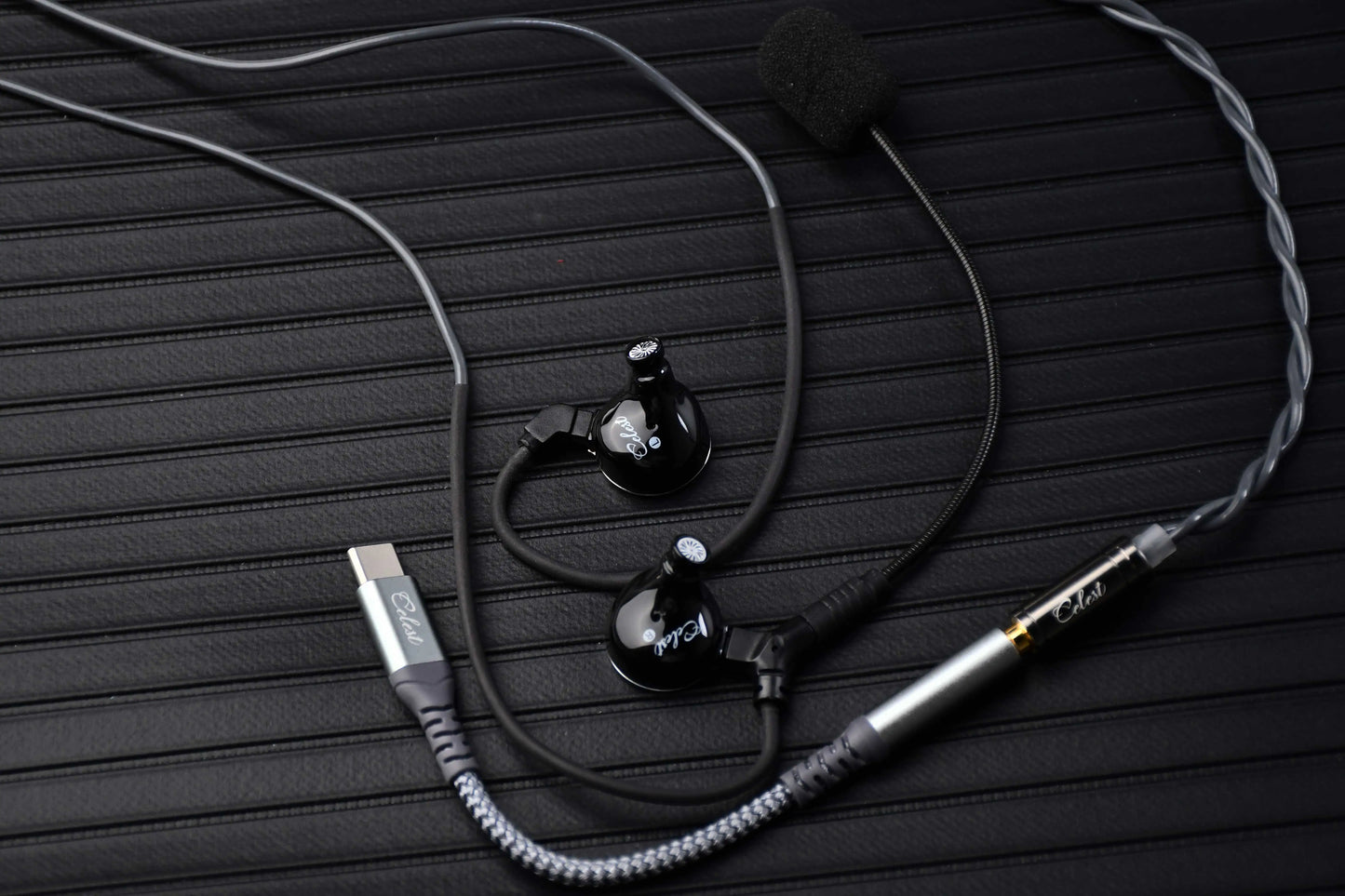 Kinera Celest Ruyi Microfone / fones de ouvido com fio de cabos de transmissão ao vivo