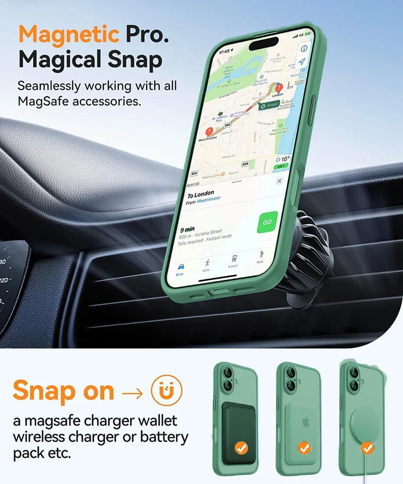 Capa para iPhone 16 15 14 13 Pro Max Plus, capa fosca e translúcida