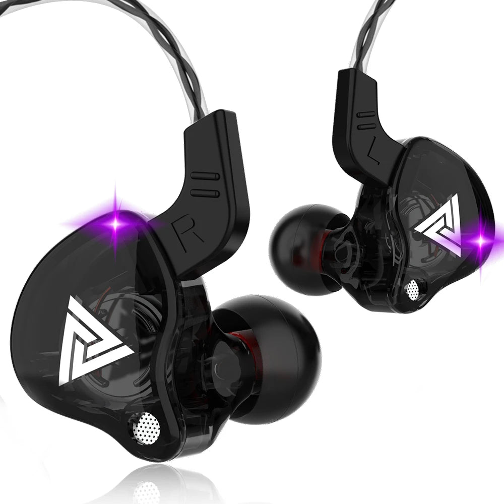 Fones de ouvido QKZ AK6 HiFi com fio de 3,5 mm