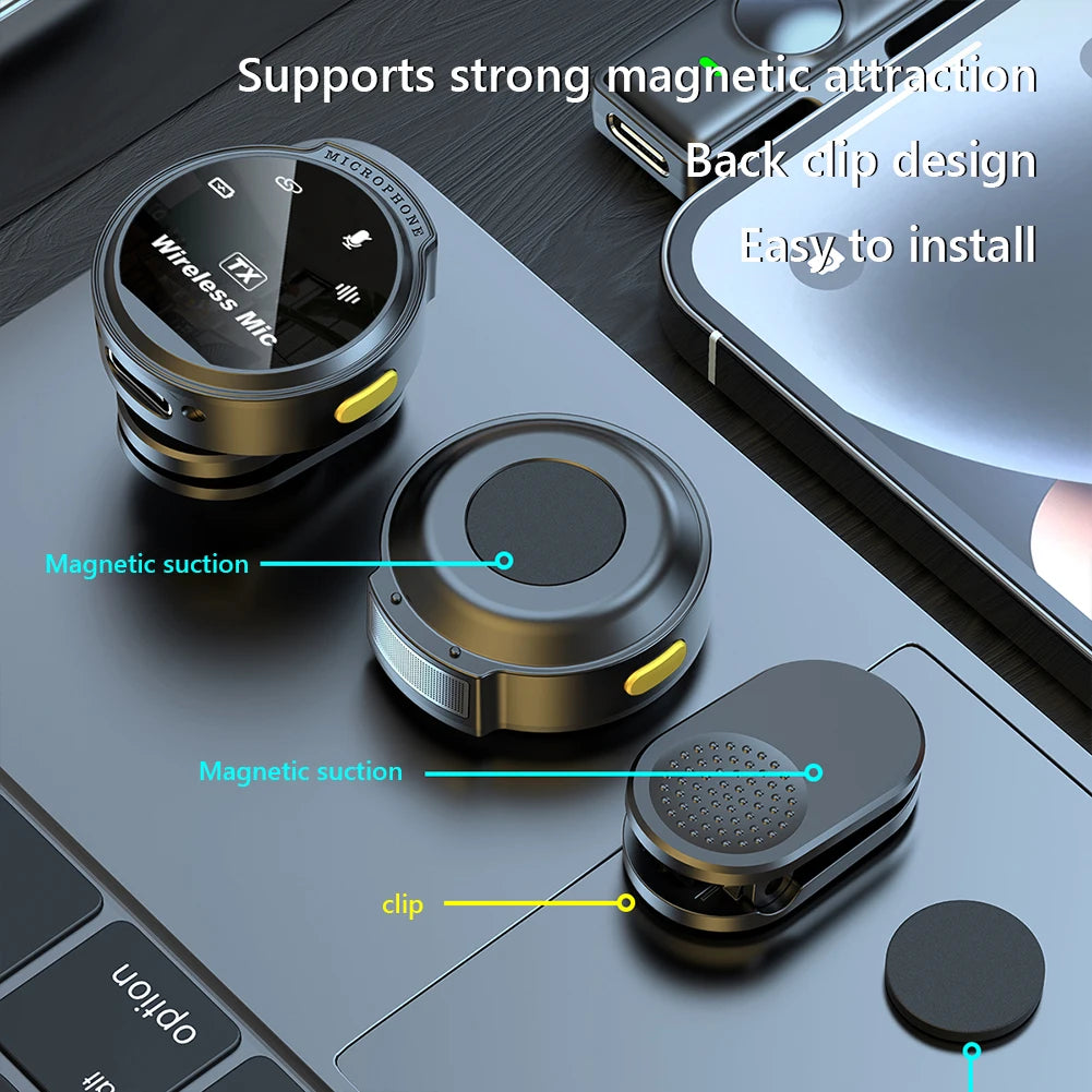 Microfone de lapela sem fio Xiaomi USB-C/iOS