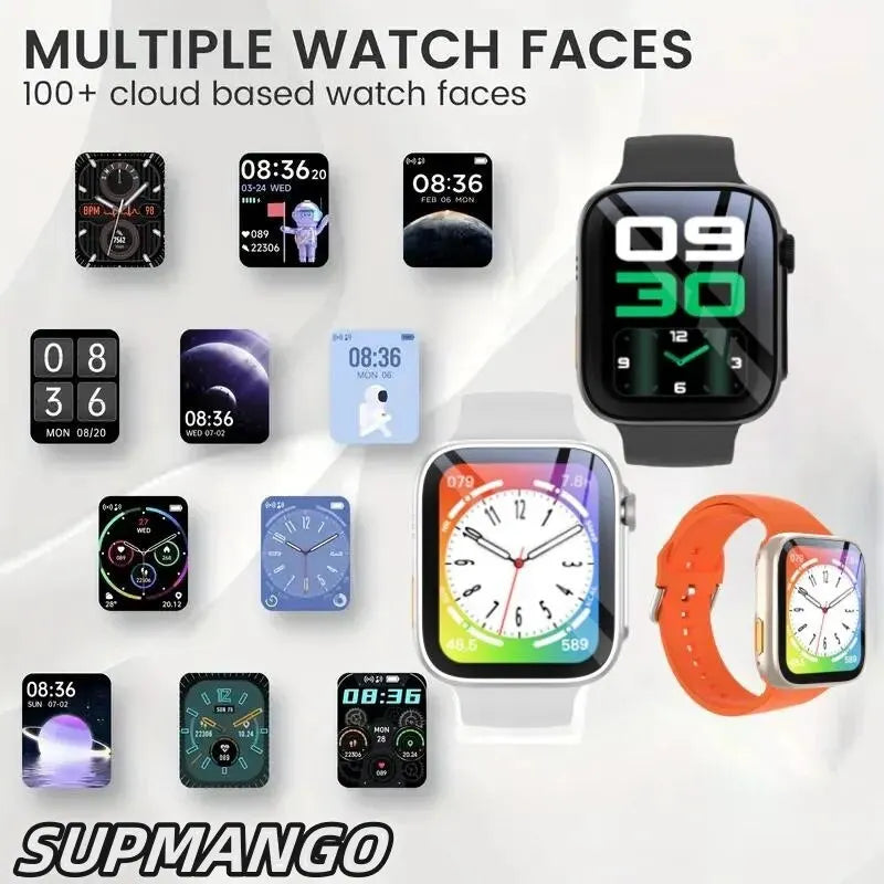 Smartwatch T88K com tela LCD de 1,68 polegadas unissex