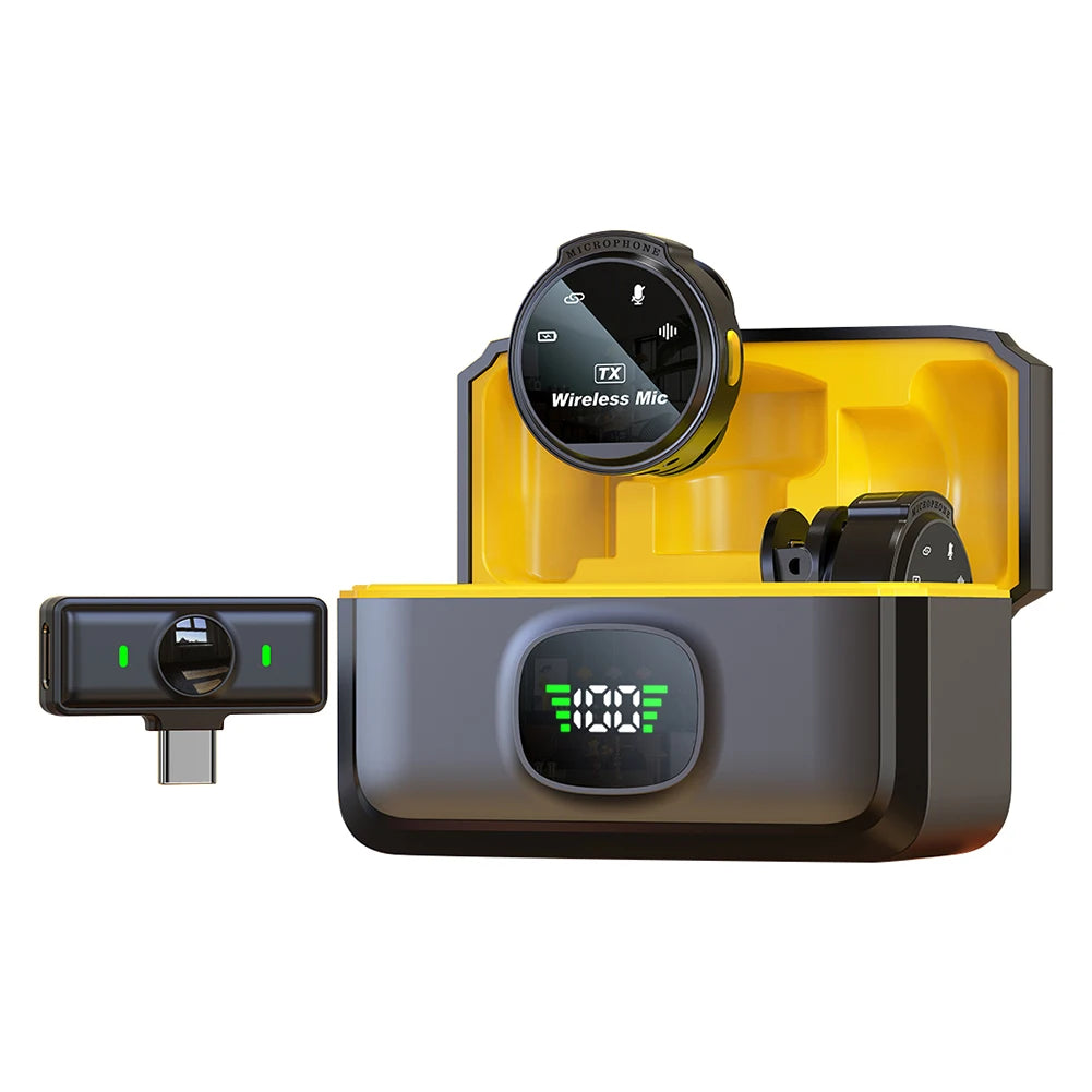 Microfone de lapela sem fio Xiaomi USB-C/iOS
