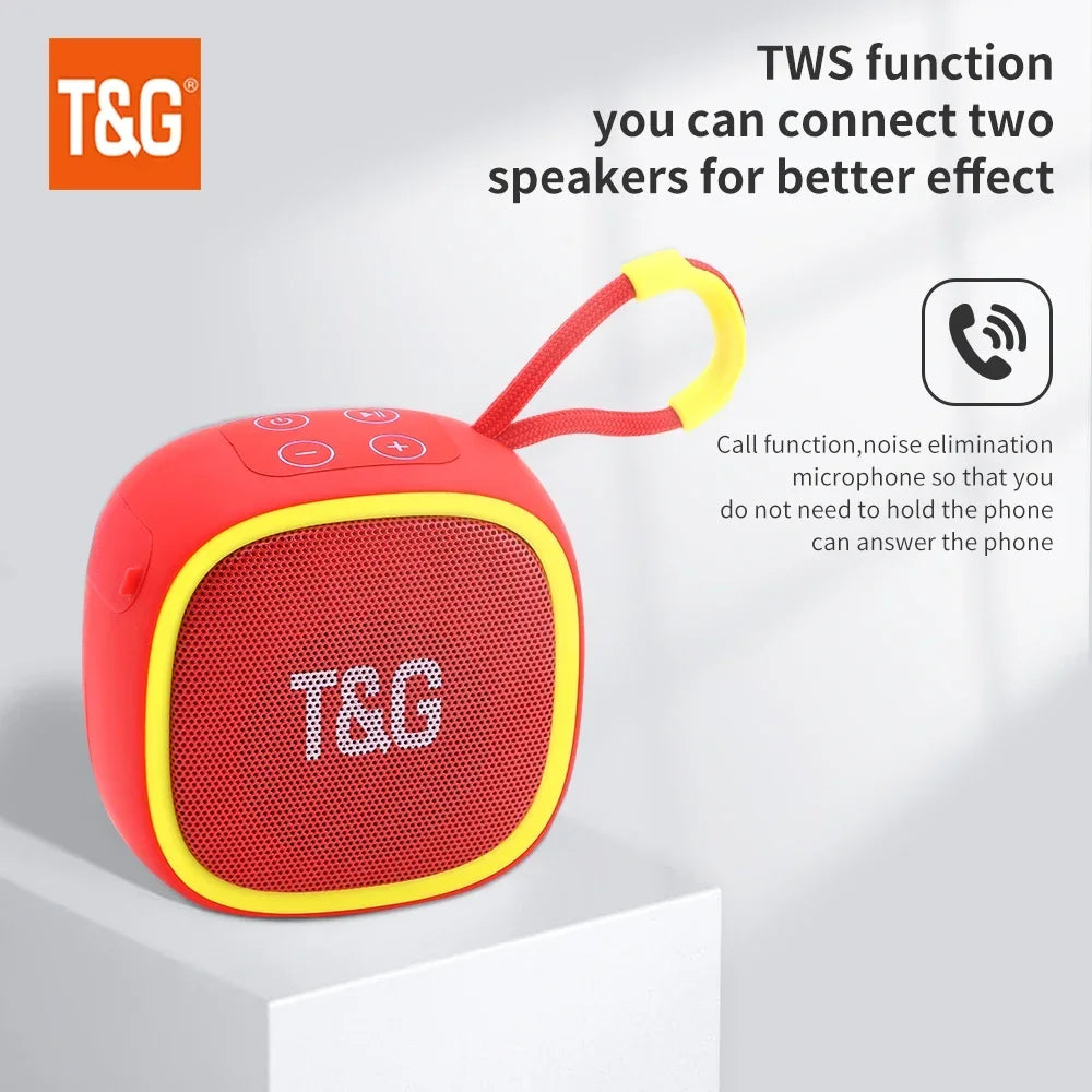 Mini Caixa de Som Bluetooth sem Fio Potente TG659 TWS 5.3