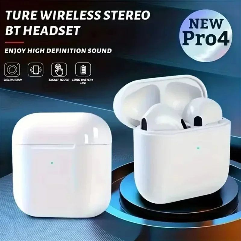 Fones de ouvido Bluetooth Pro4 TWS 9D