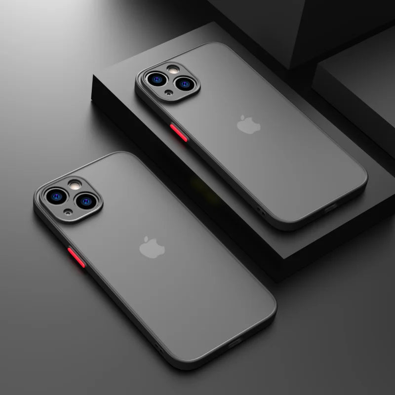 Capa protetora de silicone para iPhone 15, 11, 12, 13 Mini, 14 Pro, XR, XS Max, 7, 8 Plus SE