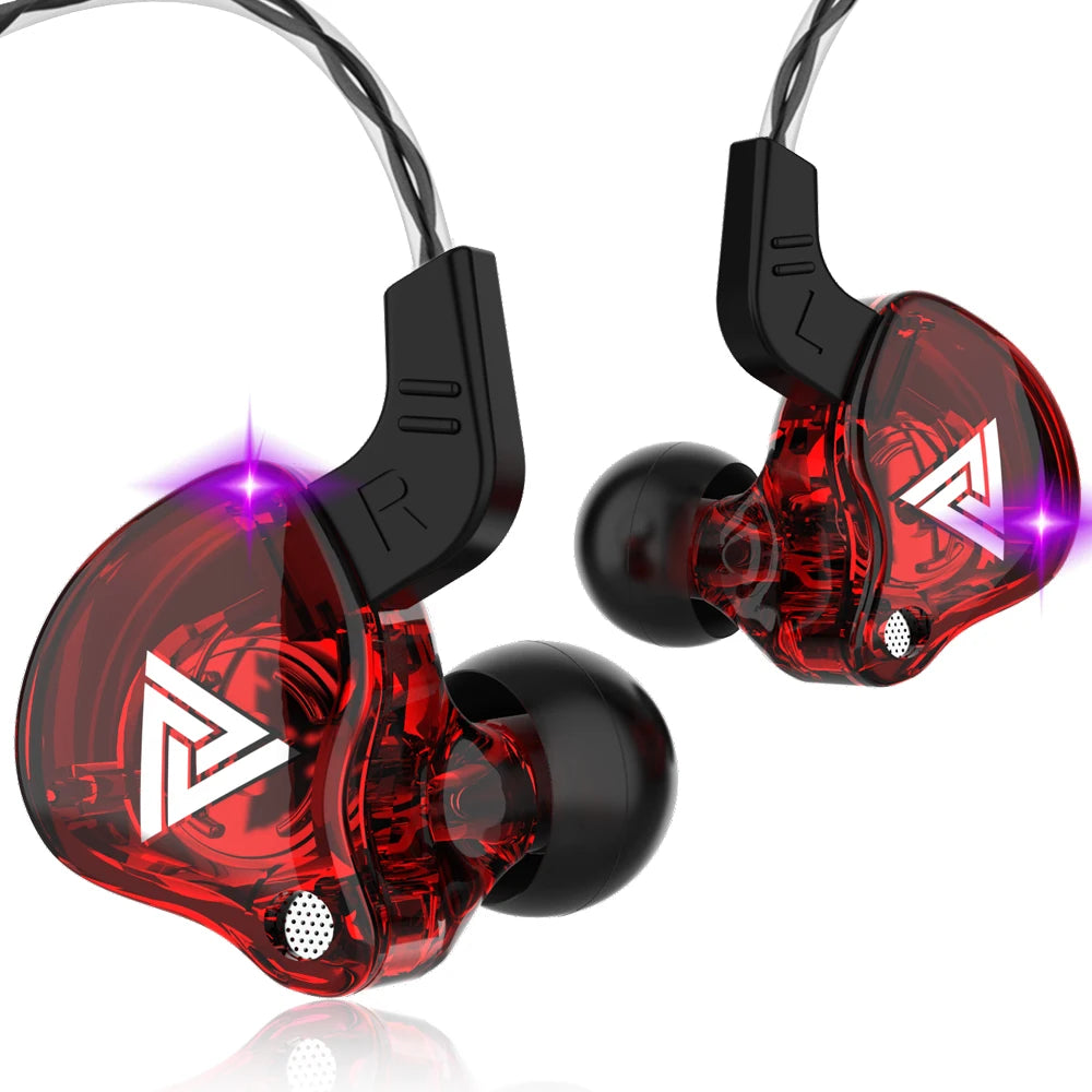 Fones de ouvido QKZ AK6 HiFi com fio de 3,5 mm