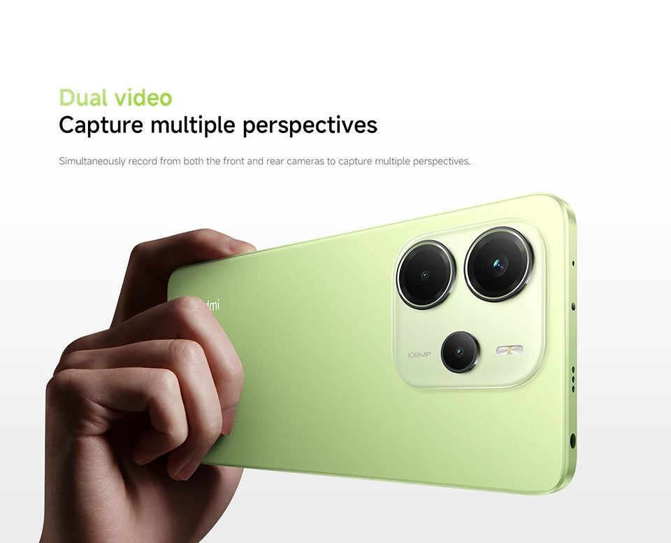 Smartphone Xiaomi Redmi Note 14, 128 GB / 256 GB de ROM, MediaTek Helio G99-Ultra, 33 W, 120 Hz, AMOLED, 108 MP, 5500 mAh