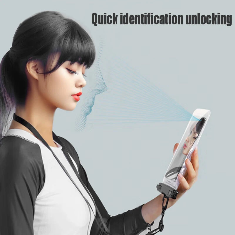 Capa de celular à prova d'água para natação, protetora universal subaquática para iPhone 11, 12, 13, 14 Pro Max X