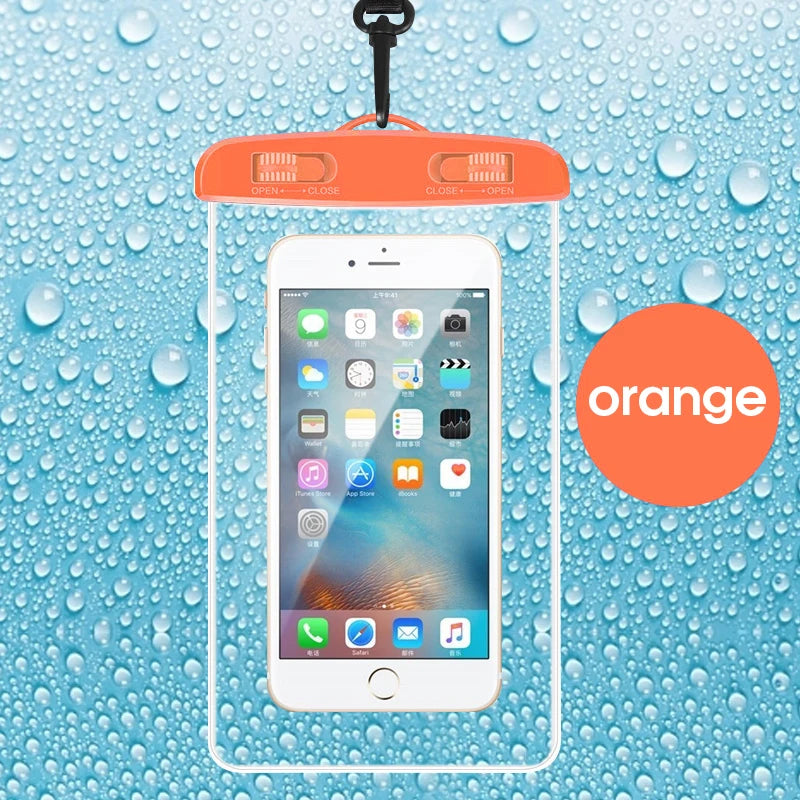 Capa de celular à prova d'água para natação, protetora universal subaquática para iPhone 11, 12, 13, 14 Pro Max X