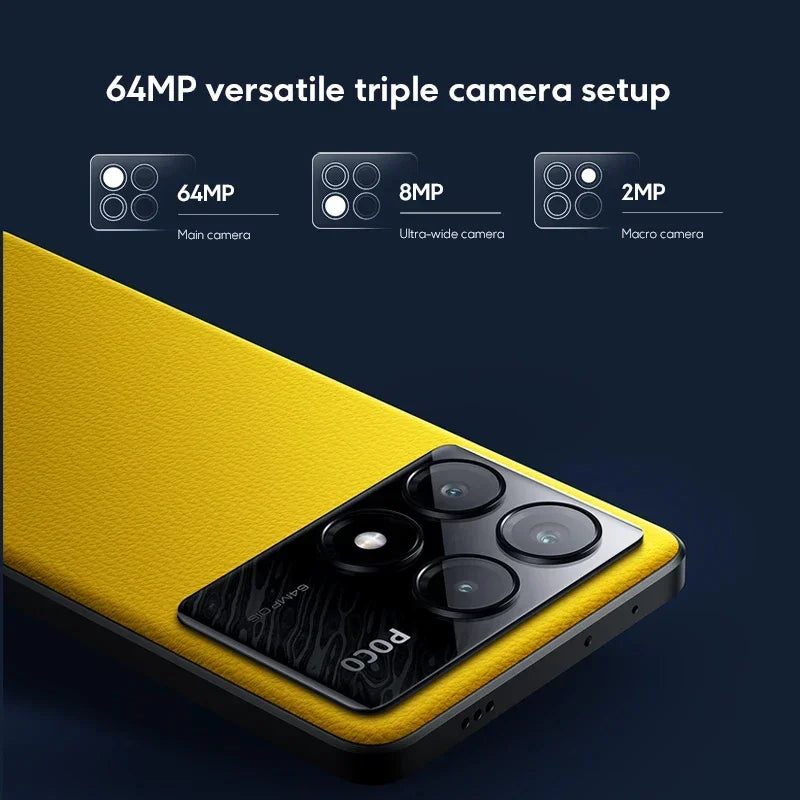 Smartphone POCO X6 Pro 5G IVA Dimensity 8300-Ultra 6.67" Flow AMOLED DotDisplay 64MP NFC
