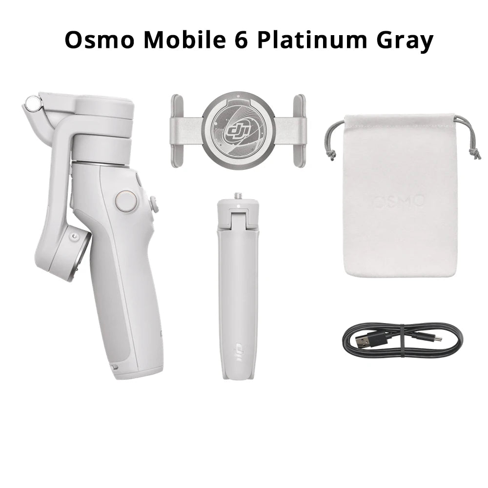 DJI Osmo Mobile 6 OM 6 Gimbal portátil com estabilização de 3 eixos ActiveTrack 5.0
