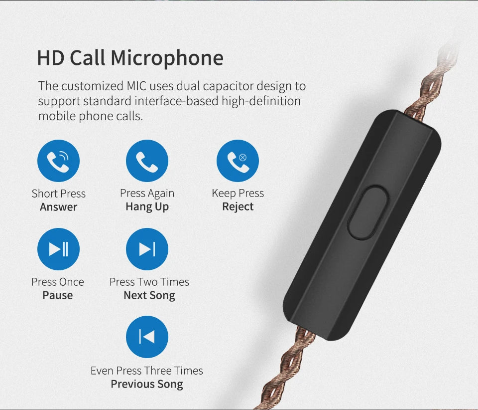 Fones de ouvido KZ ZSN PRO 1BA 1DD com graves de metal HIFI