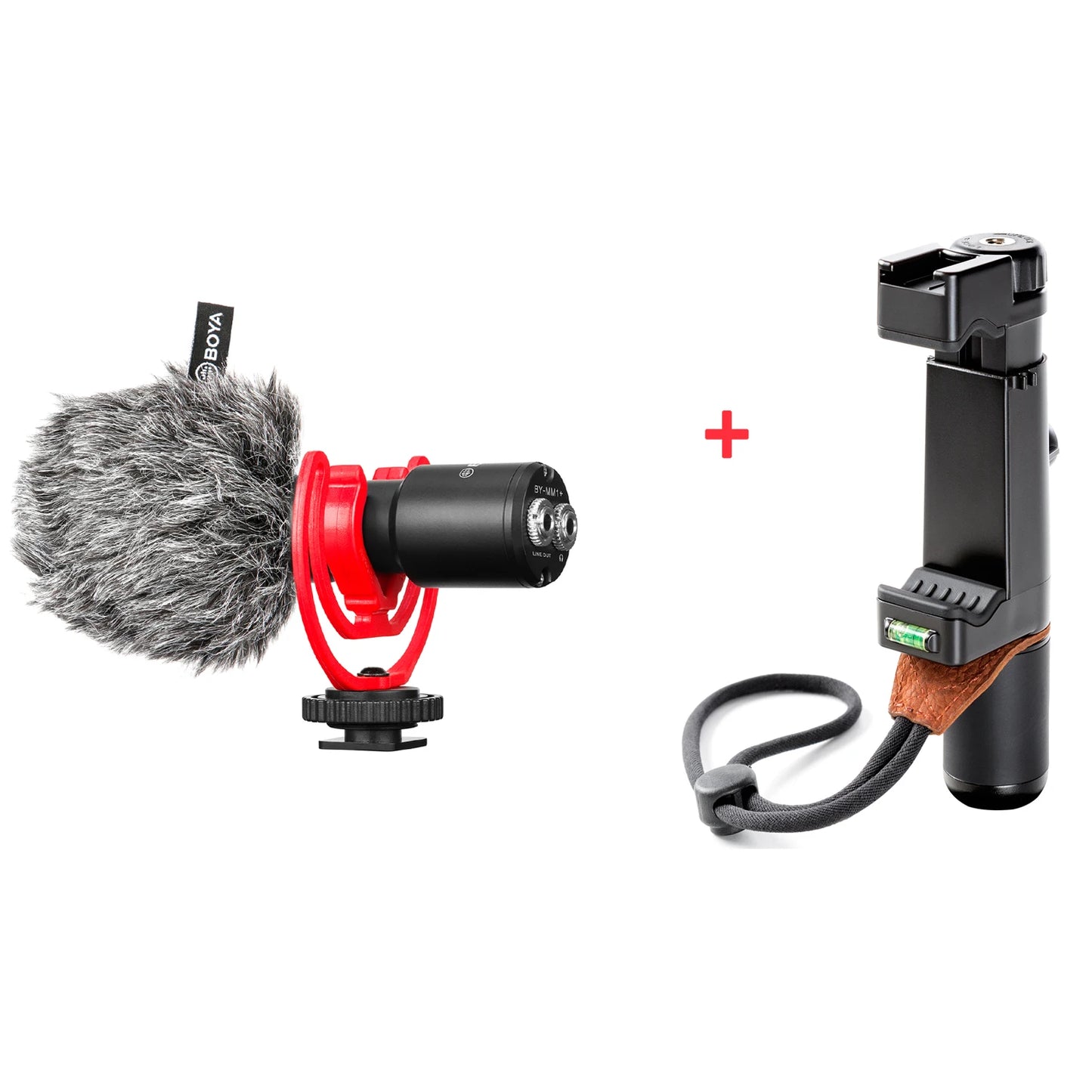 Microfone condensador profissional BOYA BY-MM1+ Mini microfone