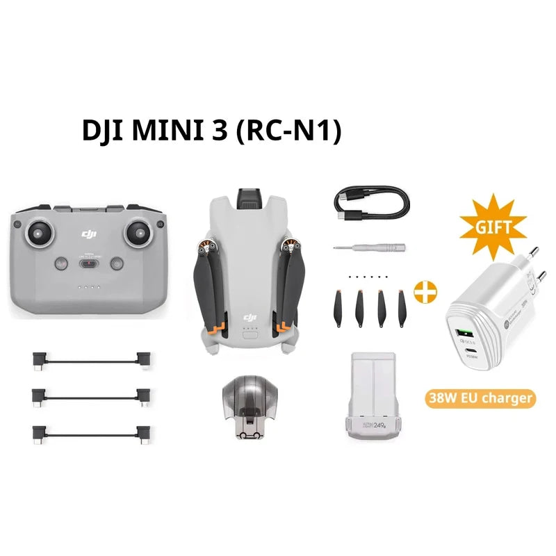 DJI Mini 3 Combo Drone com transmissão de 10 km