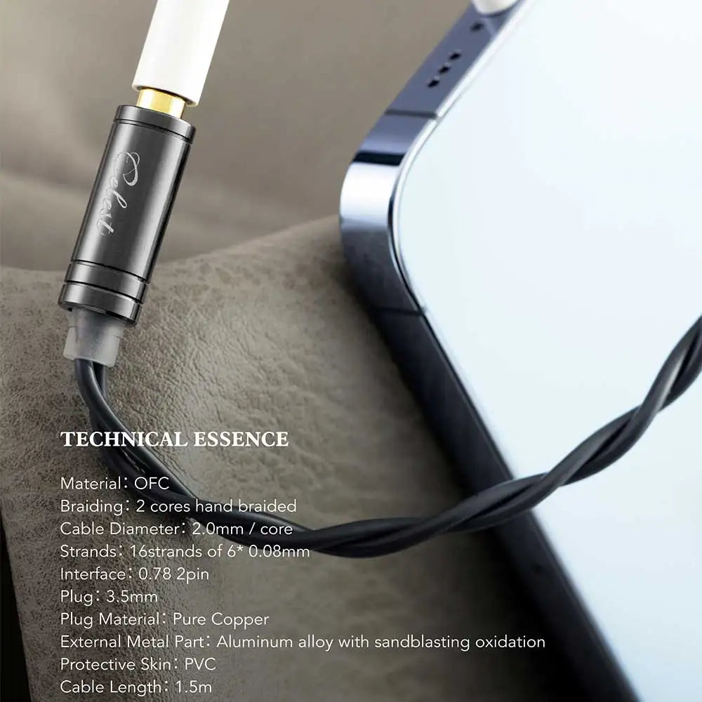 Kinera Celest Ruyi Microfone / fones de ouvido com fio de cabos de transmissão ao vivo