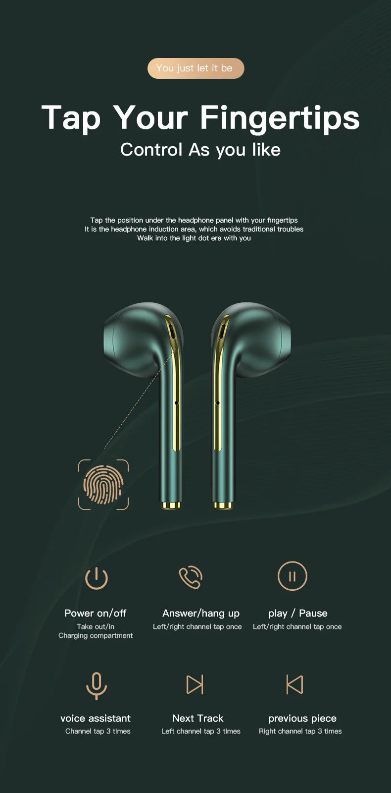 Fones sem fio Bluetooth XIAOMI J18