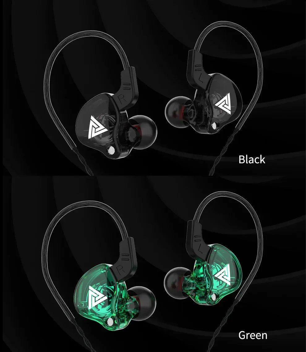 Fones de ouvido QKZ AK6 HiFi com fio de 3,5 mm