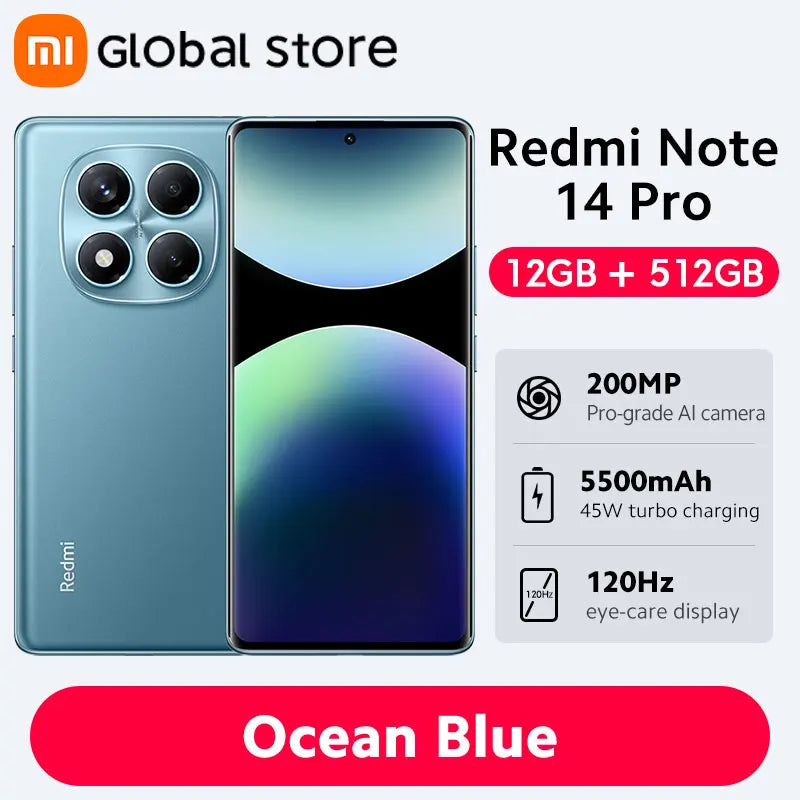 Smartphone Xiaomi Redmi Note 14 Pro 4G 256GB/512GB
