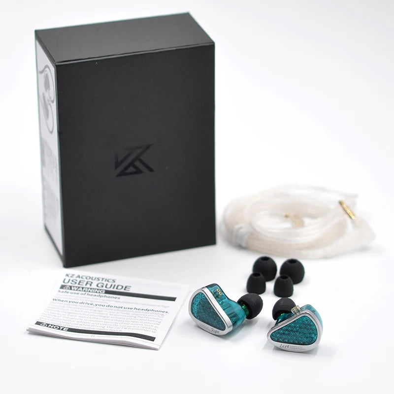 Fones de ouvido com fio KZ AS16 Pro 16BA, armadura balanceada, monitor de graves HIFI, com cancelamento de ruído