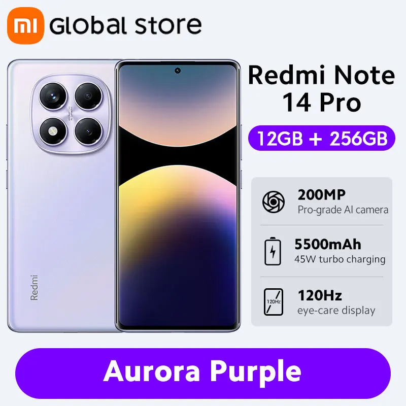Smartphone Xiaomi Redmi Note 14 Pro 4G 256GB/512GB
