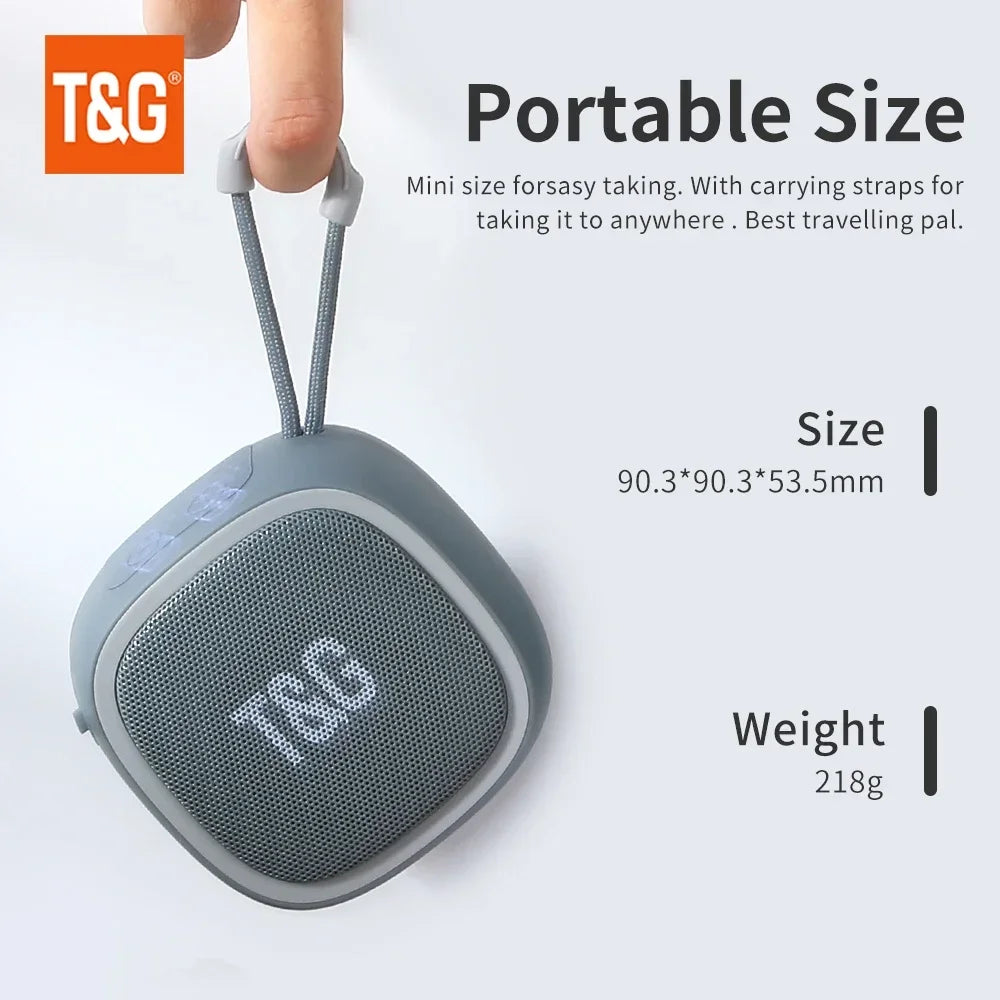 Mini Caixa de Som Bluetooth sem Fio Potente TG659 TWS 5.3