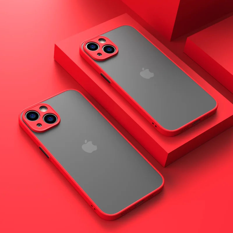Capa protetora de silicone para iPhone 15, 11, 12, 13 Mini, 14 Pro, XR, XS Max, 7, 8 Plus SE