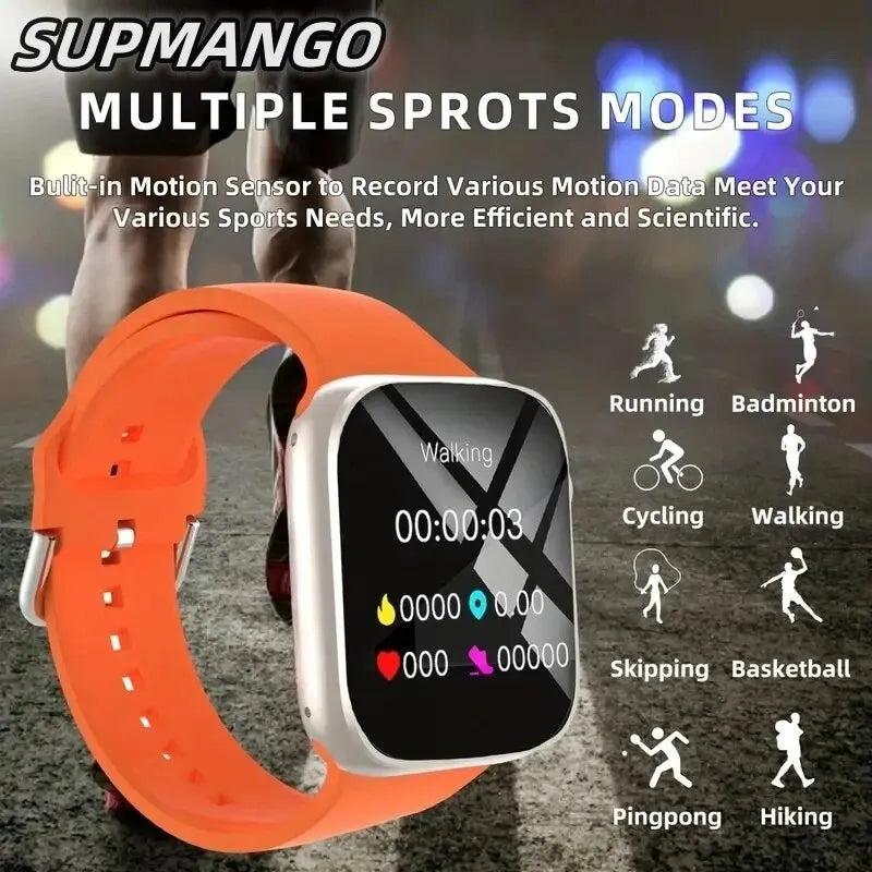 Smartwatch T88K com tela LCD de 1,68 polegadas unissex