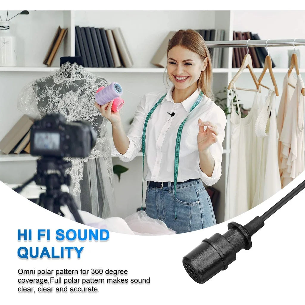 Microfone de lapela condensador BOYA BY-M1