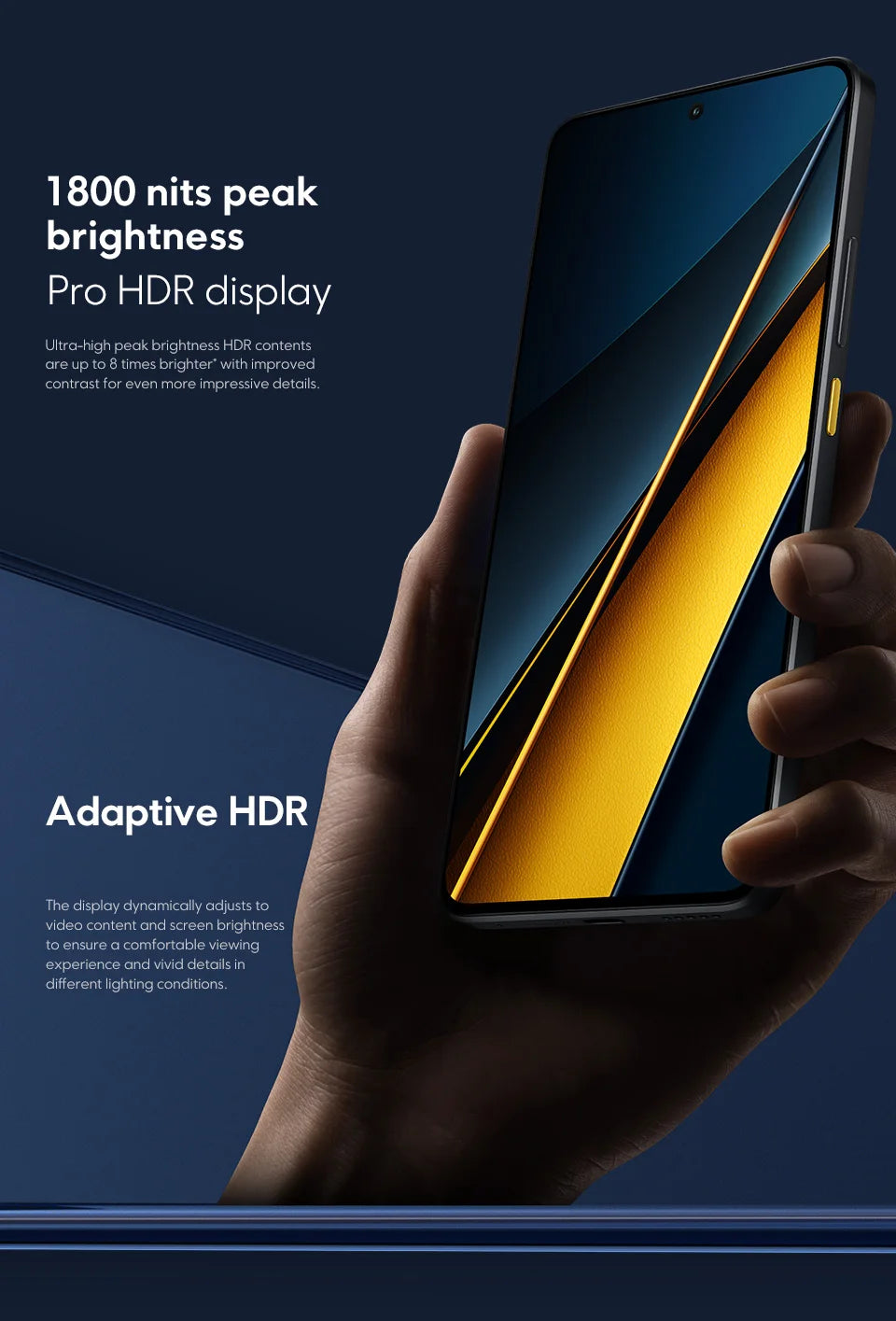 Smartphone POCO X6 Pro 5G IVA Dimensity 8300-Ultra 6.67" Flow AMOLED DotDisplay 64MP NFC