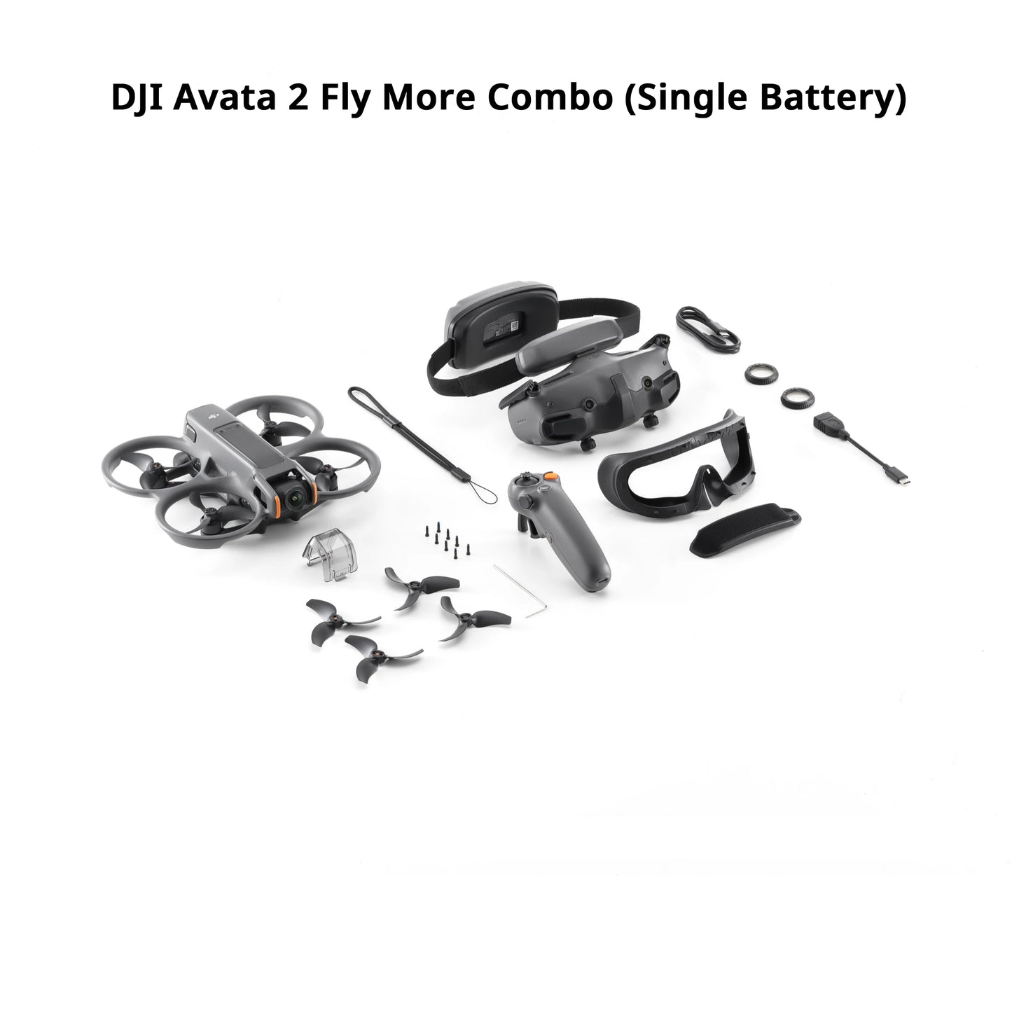 Câmera gimbal DJI AVATA 2 Super-Wide 4K com sensor de imagem de 1/1