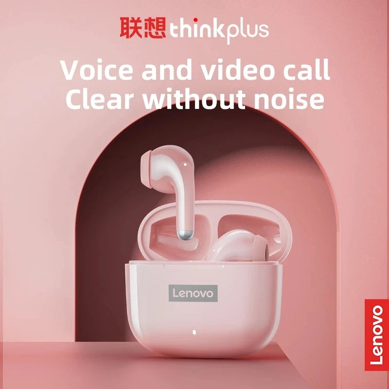 Fones de ouvido Bluetooth sem fio Lenovo LP40Pro