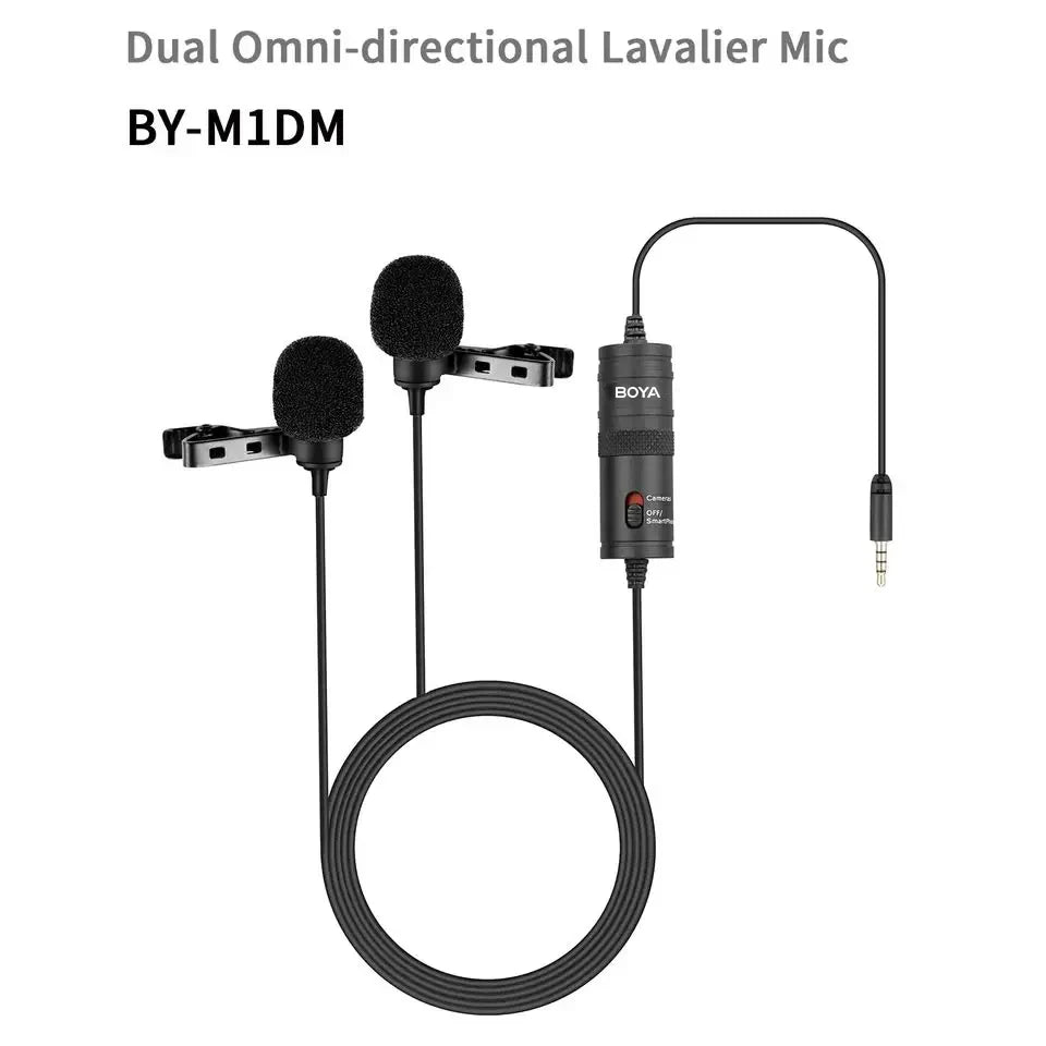 Microfone de lapela condensador BOYA BY-M1