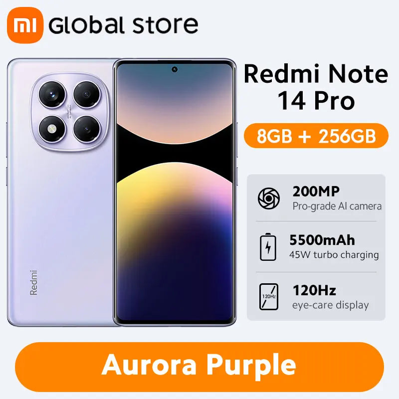 Smartphone Xiaomi Redmi Note 14 Pro 4G 256GB/512GB
