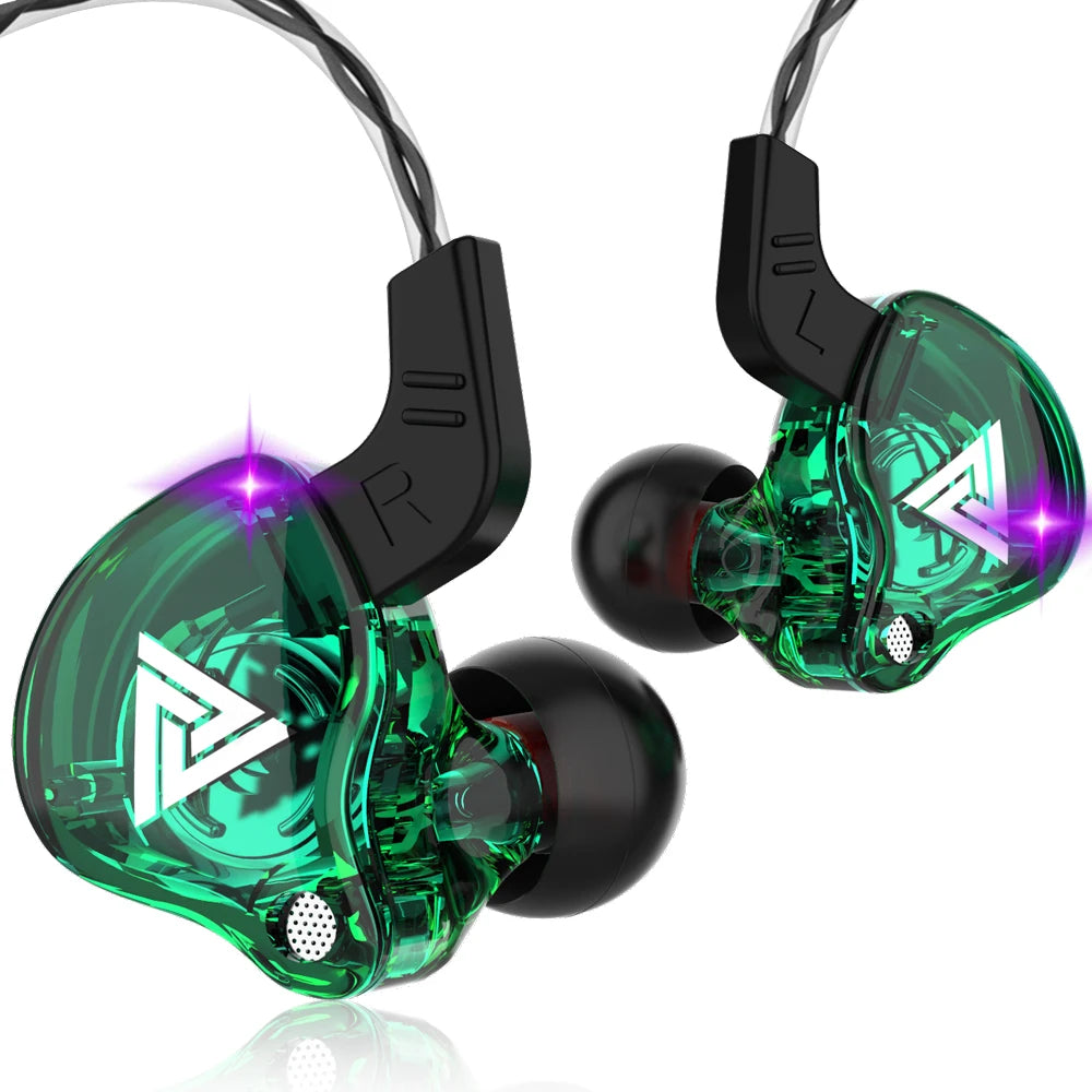 Fones de ouvido QKZ AK6 HiFi com fio de 3,5 mm