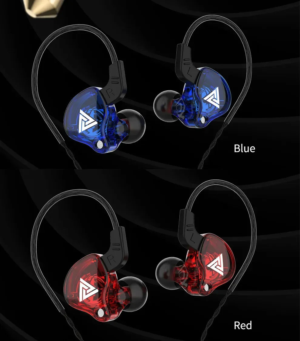 Fones de ouvido QKZ AK6 HiFi com fio de 3,5 mm