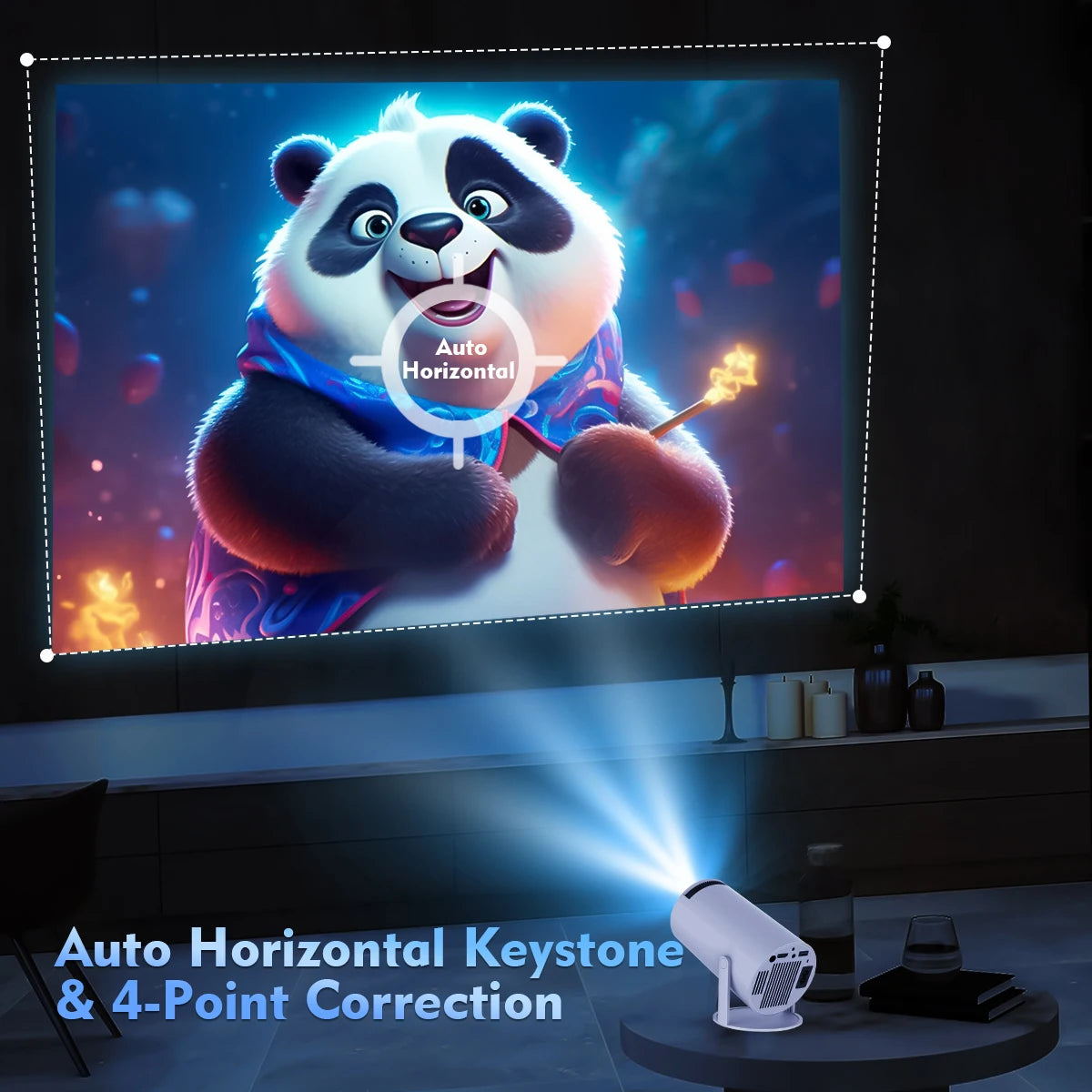 Projetor Transpeed 4K Wifi HY300 Pro Android 11 BT5.0 720P