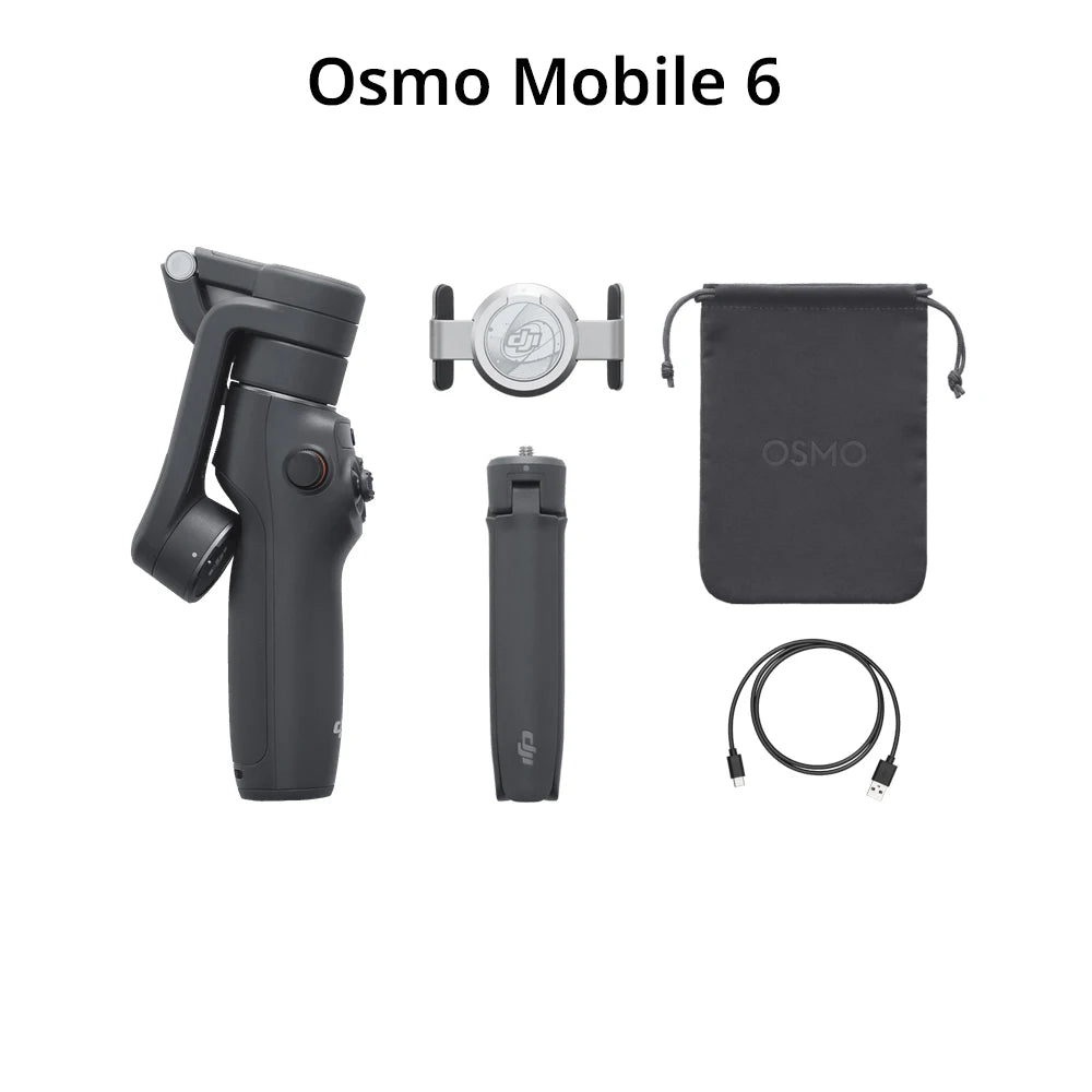 DJI Osmo Mobile 6 OM 6 Gimbal portátil com estabilização de 3 eixos ActiveTrack 5.0