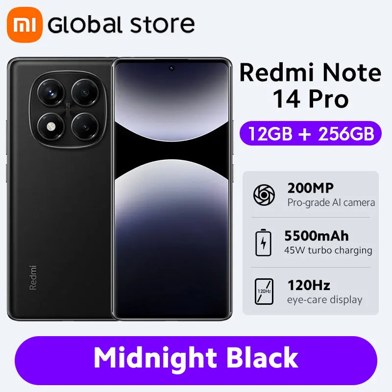Smartphone Xiaomi Redmi Note 14 Pro 4G 256GB/512GB