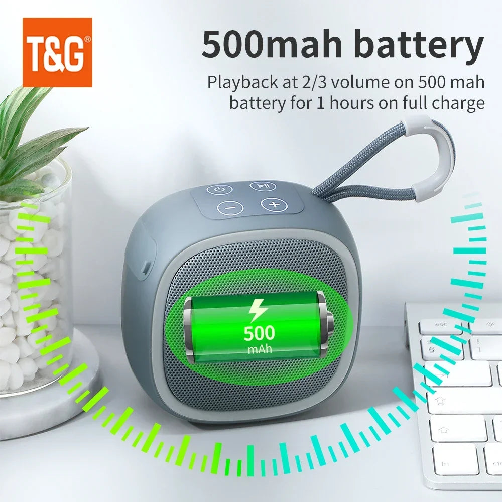 Mini Caixa de Som Bluetooth sem Fio Potente TG659 TWS 5.3