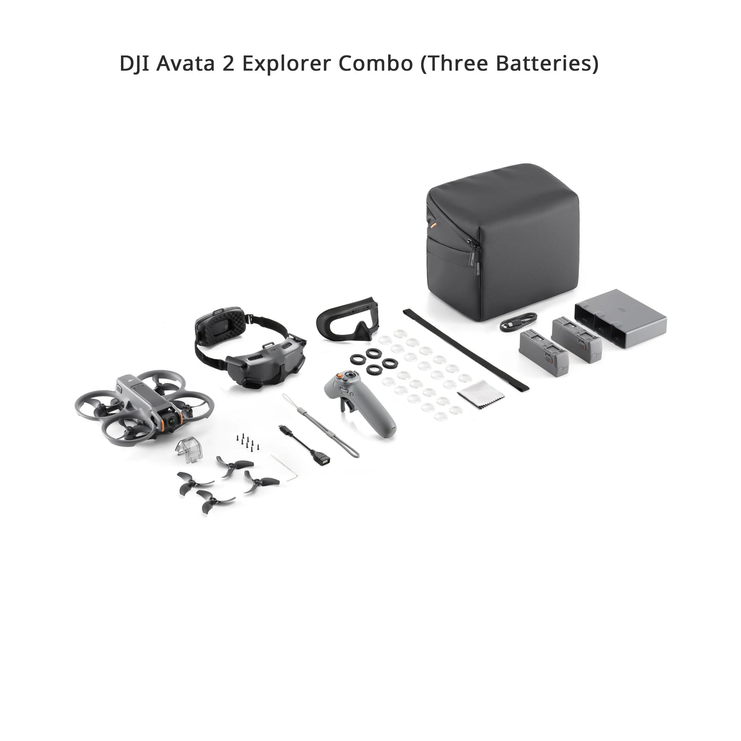 Câmera gimbal DJI AVATA 2 Super-Wide 4K com sensor de imagem de 1/1