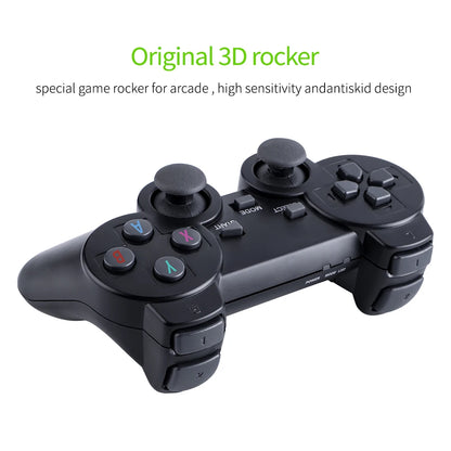 Console de videogame 2.4G para TV Controle duplo sem fio Game Stick 4K 20000 jogos 64GB 32GB