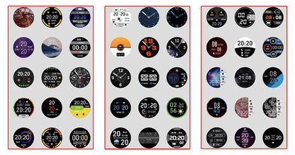 Smartwatch feminino LIGE com tela sensível ao toque e 1,33 polegadas