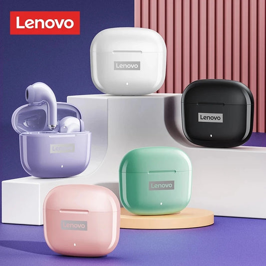 Fones de ouvido Bluetooth sem fio Lenovo LP40Pro