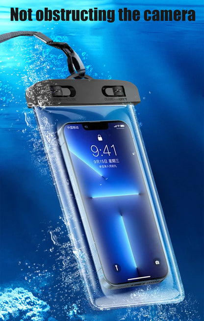 Capa de celular à prova d'água para natação, protetora universal subaquática para iPhone 11, 12, 13, 14 Pro Max X