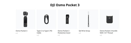 Câmera DJI Osmo Pocket 3 Gimbal 1″ CMOS
